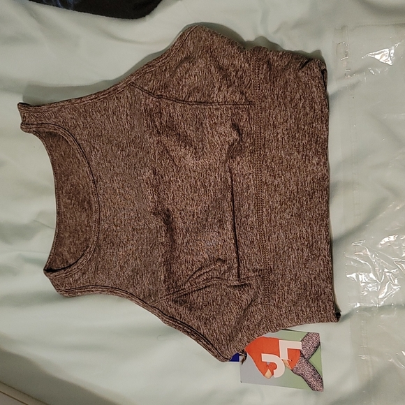 JoyLab. NWT.  Sports bra  XS. Mocha - Picture 2 of 3